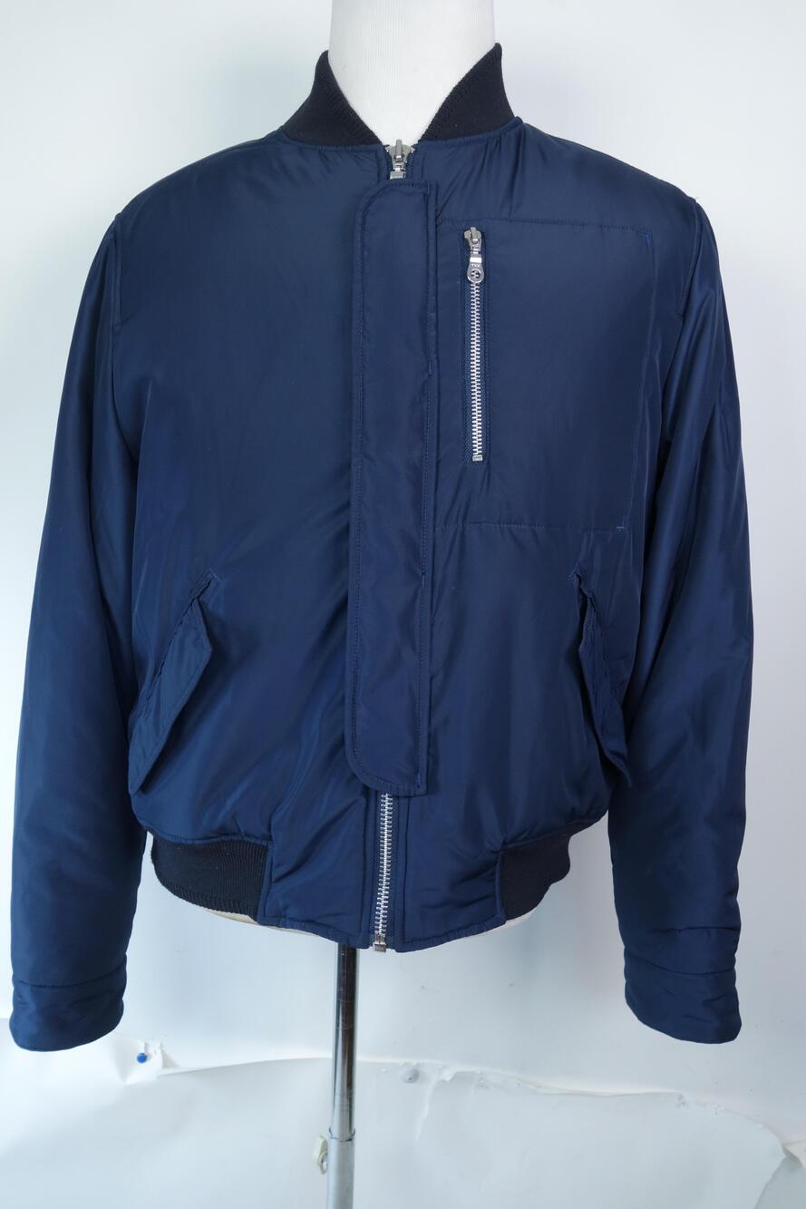 Opening Ceremony Jacket Mens Large Navy Bomber Sherpa Lined Full Zip Insulated